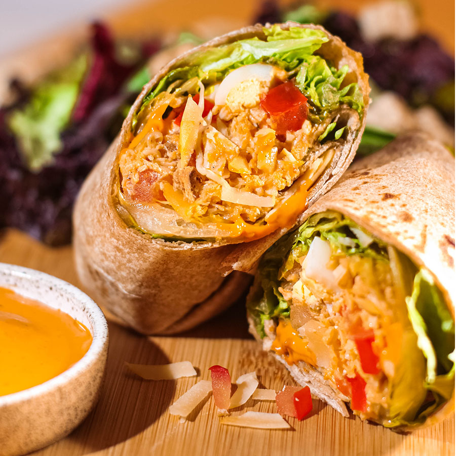 WRAP FRANGO PICANTE franquia saudável boali maior franquia de alimentação saudável do Brasil e hemisfério sul