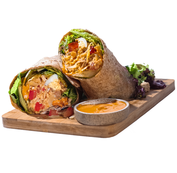 WRAP FRANGO PICANTE franquia saudável boali maior franquia de alimentação saudável do Brasil e hemisfério sul