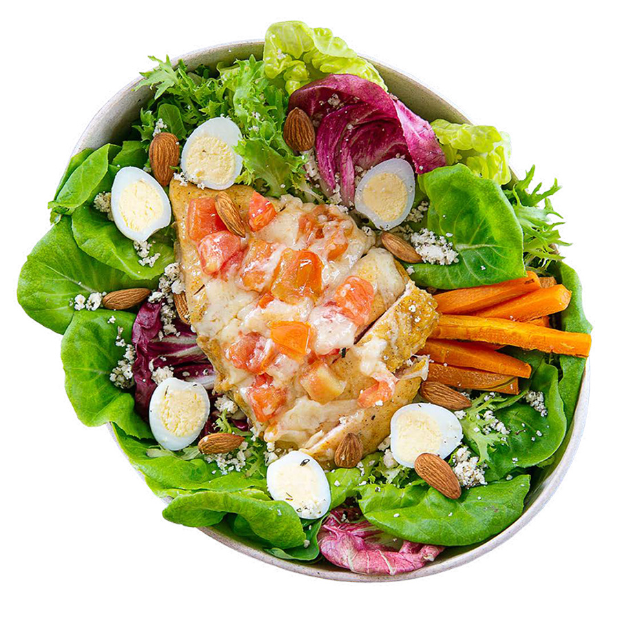 salada chicken parm boali franquia alimentação saudável