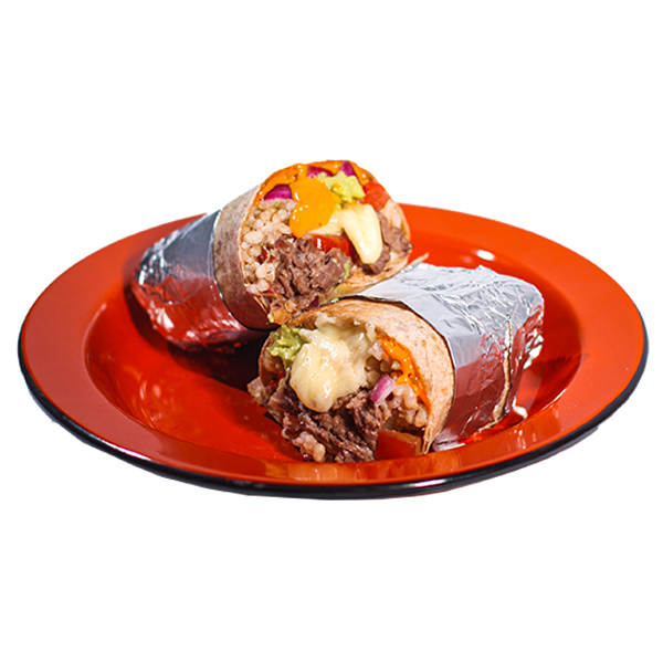 Burrito de carne Boali maior franquia de alimentação saudável do Brasil e Hemisfério Sul destaque