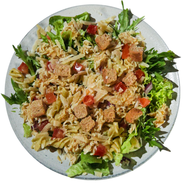SALADA CHICKEN CAESAR PASTA SALAD_boal maior franquia de alimentação saudável do brasil e hemisfério sul destaque 1 SALADA CHICKEN CAESAR PASTA SALAD_boal maior franquia de alimentação saudável do brasil e hemisfério sul destaque 1