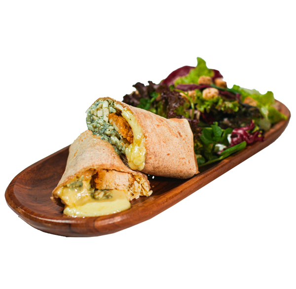 WRAP FRANGO CROCANTE 4 QUEIJOS BOALI maior franquia de alimentação saudável do brasil e hemisfério sul