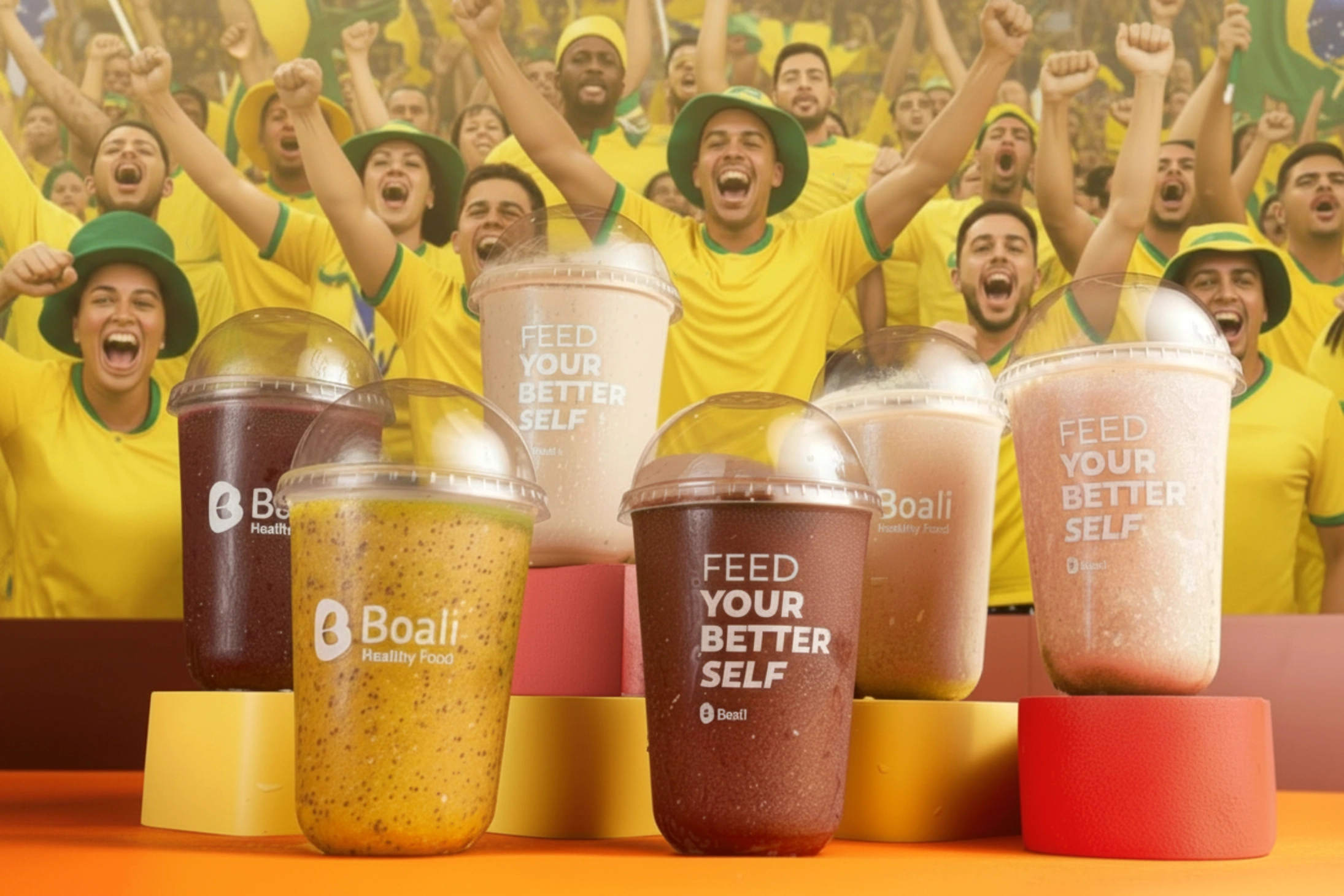 seleção de shakes e smoothies proteicos BOALI maior franquia de alimentação saudável do Brasil presente os EUA, Europa e América Central 2